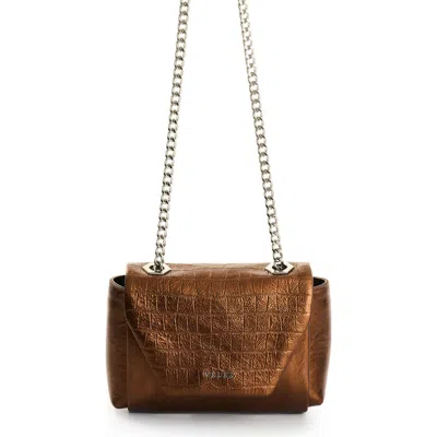 Velez Leather Crossbody Bag In Brown