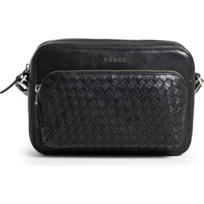 Velez Leather Crossbody Bag For Men In Black