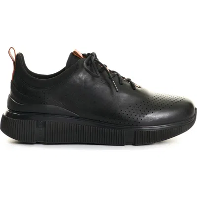 Velez Leather Lace-up Shoes In Black