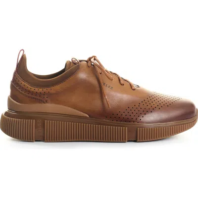 Velez Leather Lace-up Shoes In Brown