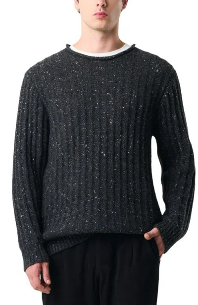 Velez Selva Knit Crewneck Sweater In Black