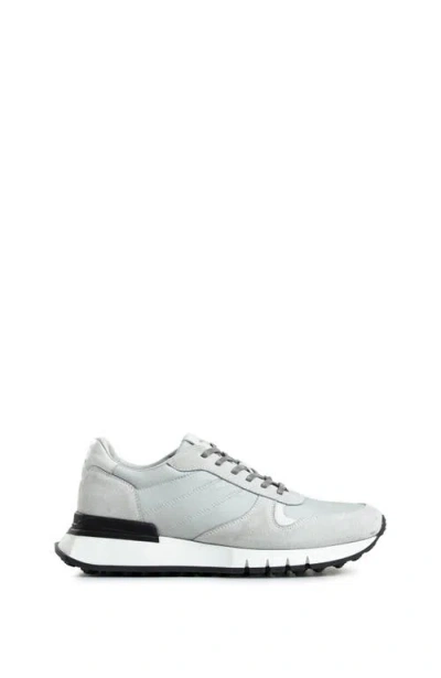 Velez Suede And Canvas Tennis Shoes Sporty Silhouette In Gray