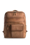 Velez Top Grain Leather Backpack For Men And Women Casual Daypack