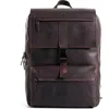 Velez Top Grain Leather Backpack For Men And Women Laptop Bag In Brown