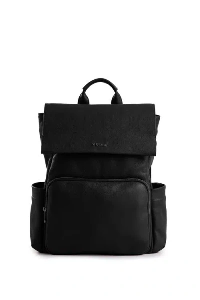 Velez Zermatt Leather Backpack For The C In Black