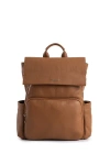 Velez Zermatt Leather Backpack For The C In Brown