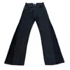 Velier. Rework Levi Rework Black Denim Wide Leg Jeans