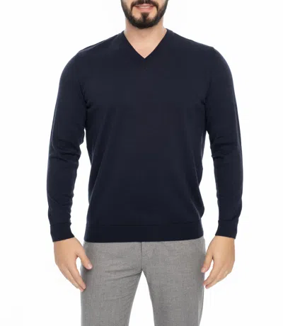 Vella Pais Arizona V-neck Sweater In Blue