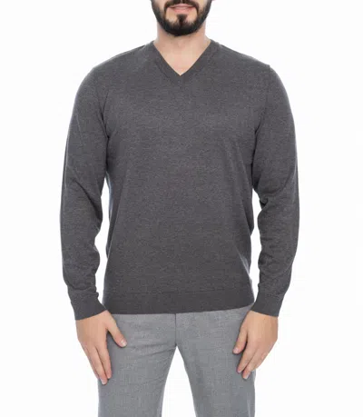 Vella Pais Arizona V-neck Sweater In Grey