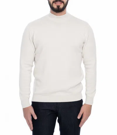 Vella Pais Atlantis Mock Turtleneck Sweater In Beige