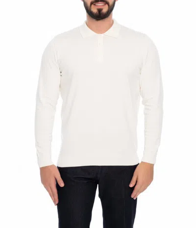 Vella Pais Auburn Polo Sweater In Beige