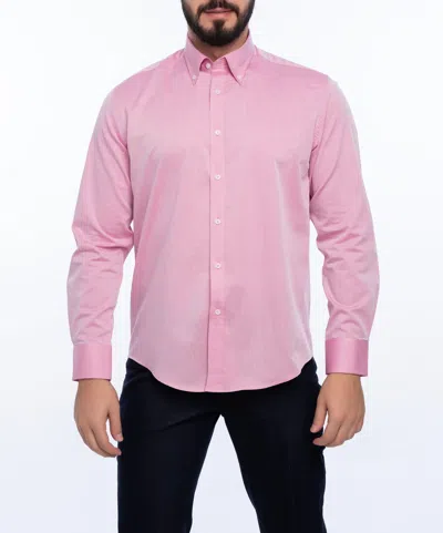 Vella Pais Avalon Slim Fit Cotton Shirt In Red