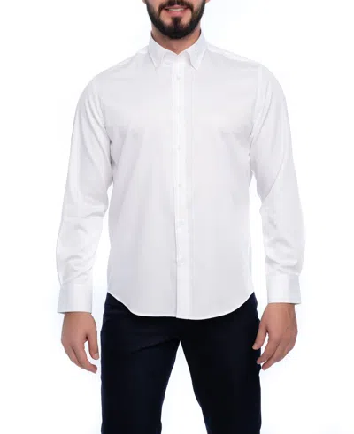 Vella Pais Baltimore Slim Fit Cotton Shirt In White