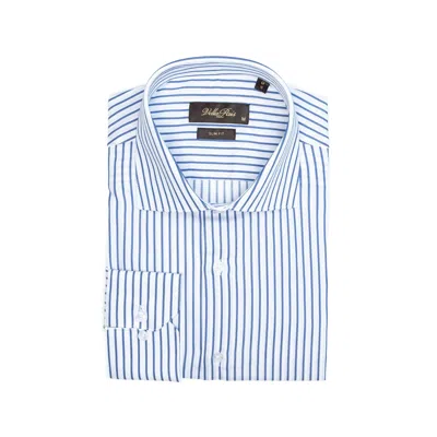 Vella Pais Barkston Slim Fit Cotton Shirt In Blue