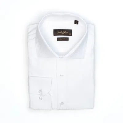 Vella Pais Barton Slim Fit Cotton Shirt In White