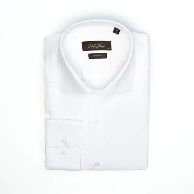 Vella Pais Berkeley Slim Fit Cotton Shirt In White