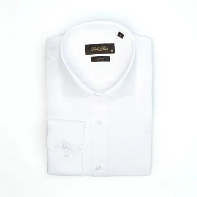 Vella Pais Berwick Slim Fit Cotton Shirt In White