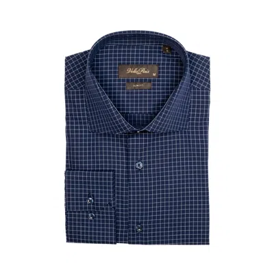 Vella Pais Bonnie Slim Fit Cotton Shirt In Blue