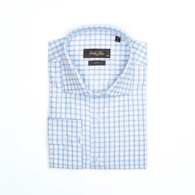 Vella Pais Carlton Slim Fit Cotton Shirt In Blue