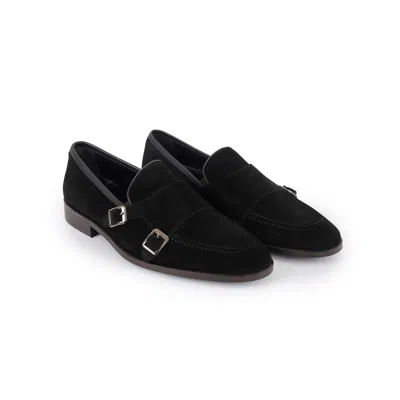 Vella Pais Elmaton Double Monk Loafers In Black