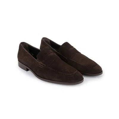 Vella Pais Ganado Penny Loafers In Brown