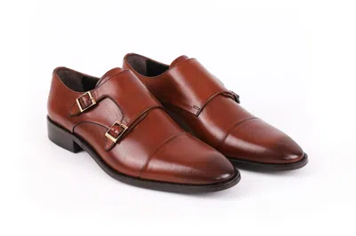 Vella Pais Lefors Double Monk Dress Shoes In Green