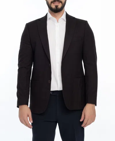 Vella Pais Marona Regular Fit Solid Sport Coat In Red