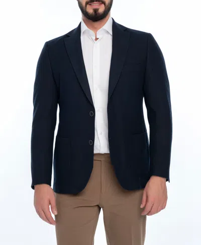 Vella Pais Morris Regular Fit Solid Sport Coat In Blue