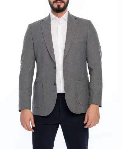 Vella Pais Morris Regular Fit Solid Sport Coat In Grey