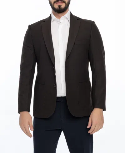 Vella Pais Niskey Regular Fit Solid Sport Coat In Black