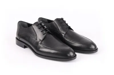 Vella Pais Nocona Derby Shoes In Black