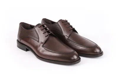 Vella Pais Nocona Derby Shoes In Brown
