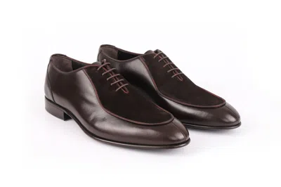 Vella Pais Ovalo Oxford Dress Shoes In Brown