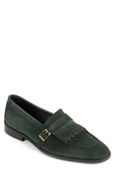 Vellapais Agenta Kiltie Fringe Loafer In Green