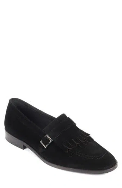 Vellapais Agenta Kiltie Fringe Loafer In Black