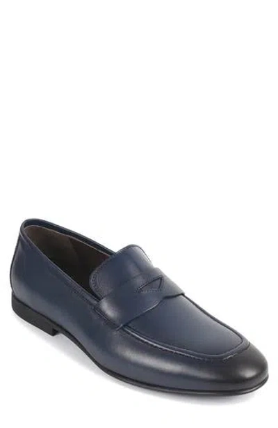 Vellapais Amber Penny Loafer In Blue