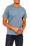 Vellapais Amiens Crewneck Cotton T-shirt In Dark Grey