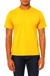 Vellapais Amiens Crewneck Cotton T-shirt In Yellow