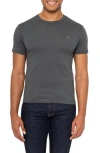 Vellapais Amiens Crewneck Cotton T-shirt In Gray