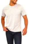Vellapais Amiens Crewneck Cotton T-shirt In Light Grey