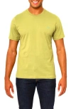 Vellapais Amiens Crewneck Cotton T-shirt In Open Green