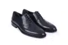 Vellapais Anderson Brogue Wingtip Oxford In Navy Blue