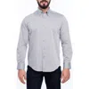 Vellapais Avalon Slim Fit Cotton Dress Shirt In Gray