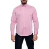 Vellapais Avalon Slim Fit Cotton Dress Shirt In Pink