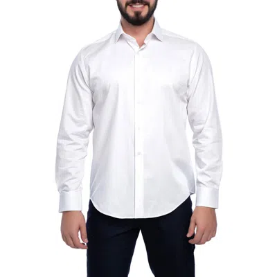 Vellapais Berkley Slim Fit Cotton Dress Shirt In White