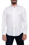 Vellapais Berwick Slim Fit Cotton Dress Shirt In White