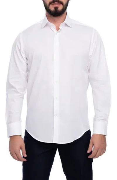 Vellapais Bolton Slim Fit Cotton Dress Shirt In White