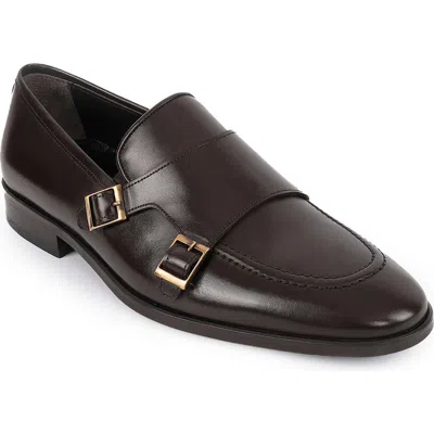 Vellapais Bovina Buckle Loafer In Dark Brown