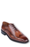 Vellapais Caddy Medallion Wingtip Oxford In Cognac