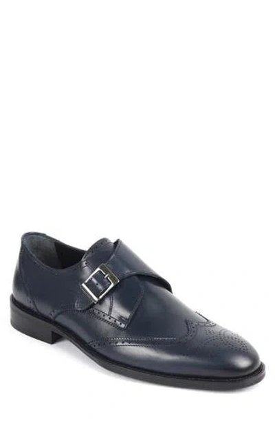 Vellapais Corso Monk Shoe In Blue